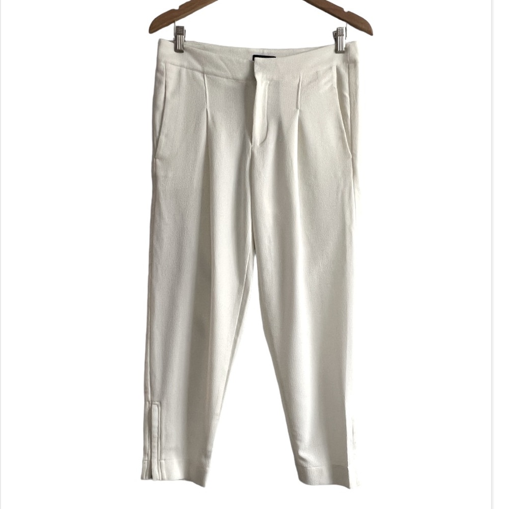 REVOLVE Bobi BLACK revolve white side pockets pants.